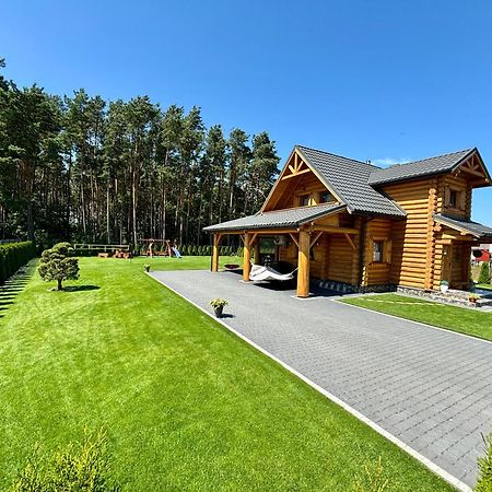 Dom Wakacyjny z bali 'Złoto Północy' Karwieńskie Błoto Exterior foto