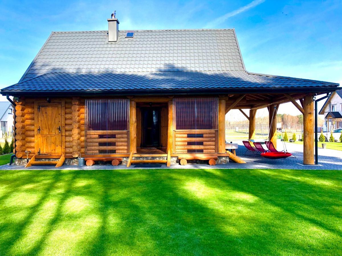 Dom Wakacyjny z bali 'Złoto Północy' Karwieńskie Błoto Exterior foto