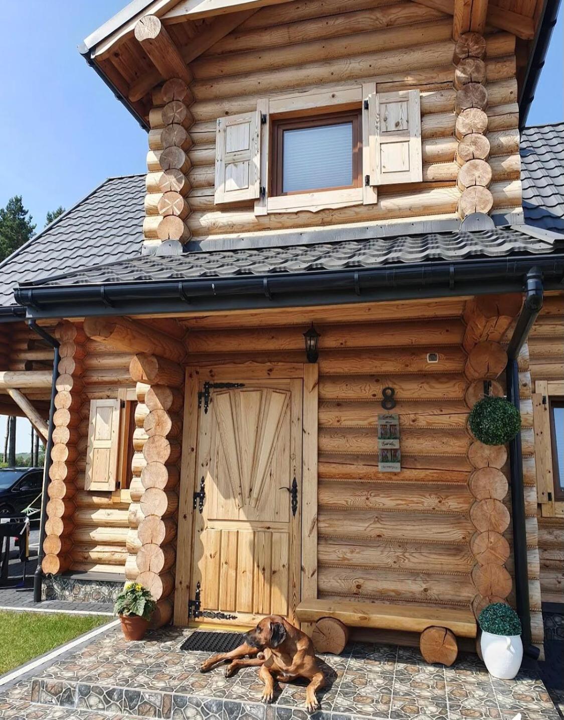 Dom Wakacyjny z bali 'Złoto Północy' Karwieńskie Błoto Exterior foto