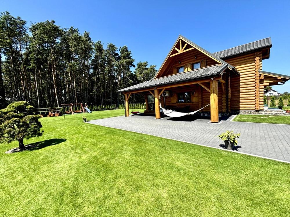 Dom Wakacyjny z bali 'Złoto Północy' Karwieńskie Błoto Exterior foto