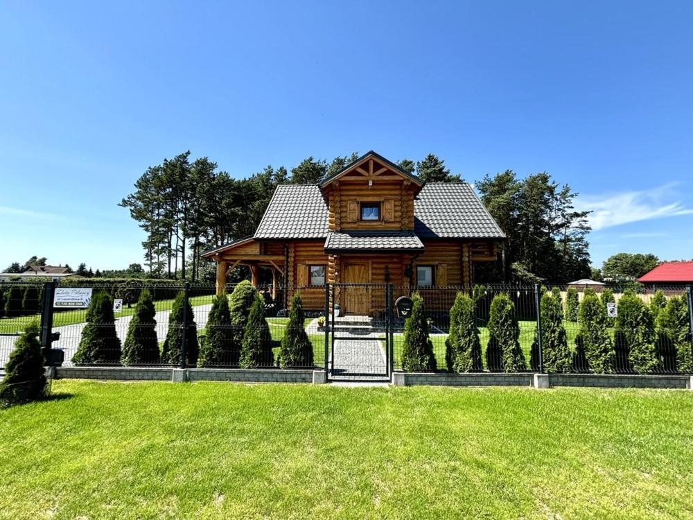 Dom Wakacyjny z bali 'Złoto Północy' Karwieńskie Błoto Exterior foto