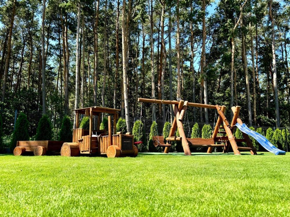 Dom Wakacyjny z bali 'Złoto Północy' Karwieńskie Błoto Exterior foto